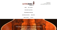 Desktop Screenshot of guitarsonline.com.au